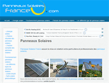 Tablet Screenshot of panneaux-solaires-france.com